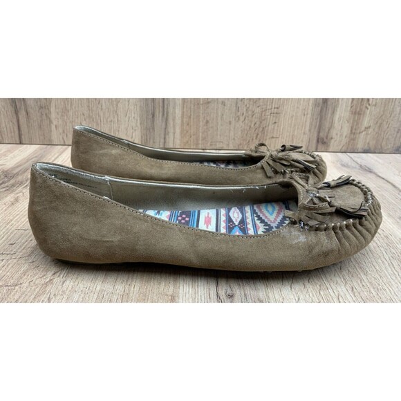 Jellypop Jodie Memory Foam Moccasin Slip On Loafer Shoes Women's Size 10 M Tan - Picture 2 of 16